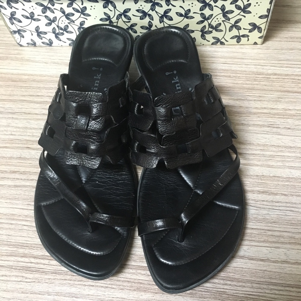 Think! Shoes Black Sandals Size 40 (9)